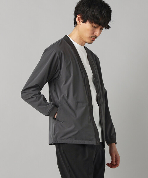 COMME CA MEN(コムサメン)の「【撥水】【COMME CA MEN BLACK】〔TEXBRID〕Vネックカーディガン(Tシャツ/カットソー・メンズ・チャコールグレー/ブラック・L/M)」の20枚目の写真