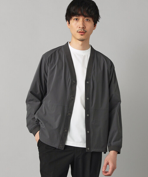 COMME CA MEN(コムサメン)の「【撥水】【COMME CA MEN BLACK】〔TEXBRID〕Vネックカーディガン(Tシャツ/カットソー・メンズ・チャコールグレー/ブラック・L/M)」の21枚目の写真