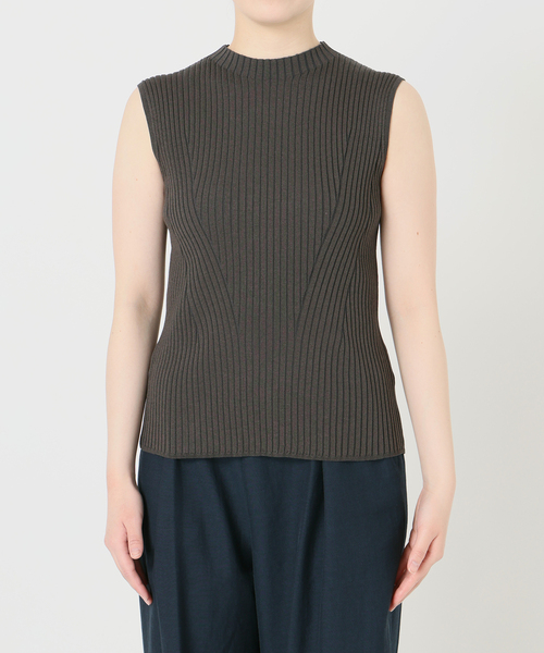 La TOTALITE（ラトータリテ）の「【洗える】シアーカーデアンサンブル（アンサンブル・レディース・ダークパープル/ホワイト/チャコールグレー・FREE）」の7枚目の写真