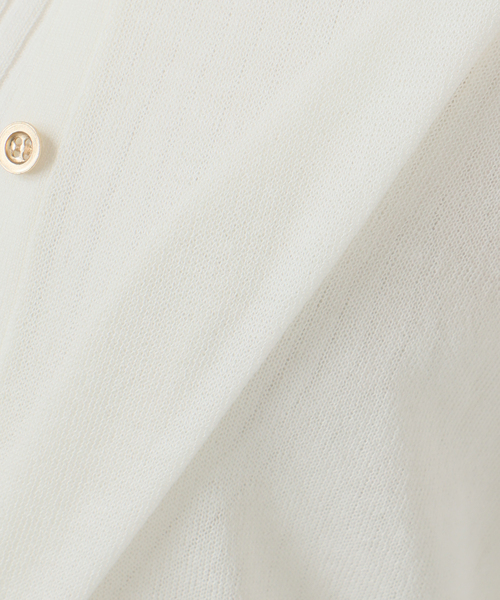 La TOTALITE（ラトータリテ）の「【洗える】シアーカーデアンサンブル（アンサンブル・レディース・ダークパープル/ホワイト/チャコールグレー・FREE）」の12枚目の写真