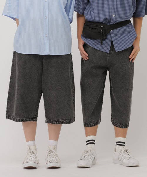 GLOBAL WORK(グローバルワーク)の「ワイドバミューダショーツ/AND YUA ANY/632867(その他パンツ・キッズ・ブルー/ブラック・MEDIUM/SMALL/LARGE)」の19枚目の写真