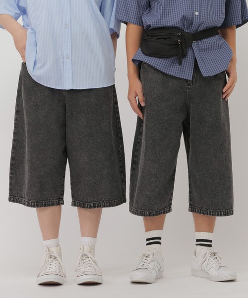 GLOBAL WORK(グローバルワーク)の「ワイドバミューダショーツ/AND YUA ANY/632867(その他パンツ・キッズ・ブルー/ブラック・MEDIUM/SMALL/LARGE)」の20枚目の写真
