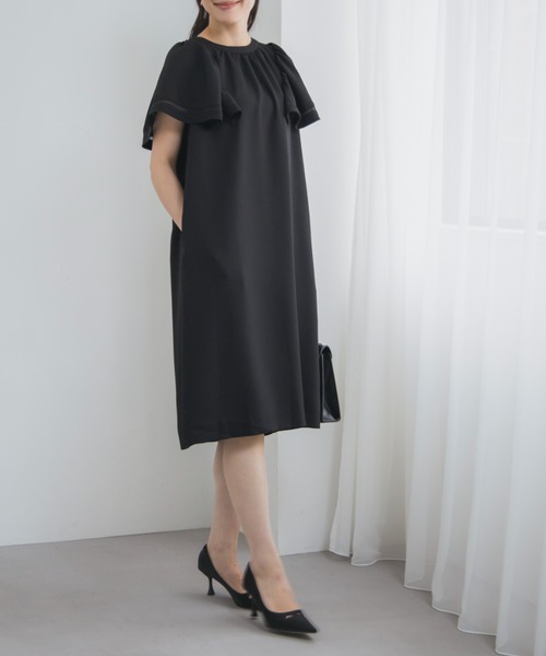 Sono（ソーノ）の「【SONO/ソーノ】【SONONAVY】エアリーラッフルワンピース（ワンピース・レディース・ネイビー/ブラック・F）」の22枚目の写真