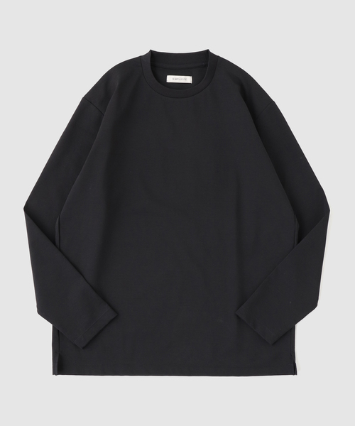 B.C STOCK(ベーセーストック)の「MULTI FUNCTION 32G PONTE ロングスリーブTシャツ(Tシャツ/カットソー・メンズ・ブラック/ホワイト/チャコールグレー・LARGE/MEDIUM/SMALL/X-LARGE)」の10枚目の写真