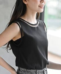 ふちどりシアータンクトップ