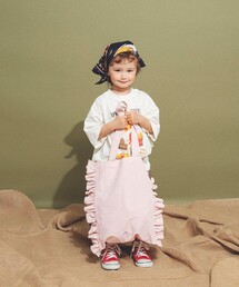 aBity select（アビティセレクト）の「【aBity select./アビティセレクト】サイドフリルストライプトートバッグ（トートバッグ）」