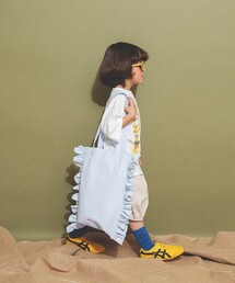 aBity select（アビティセレクト）の「【aBity select./アビティセレクト】サイドフリルストライプトートバッグ（トートバッグ）」