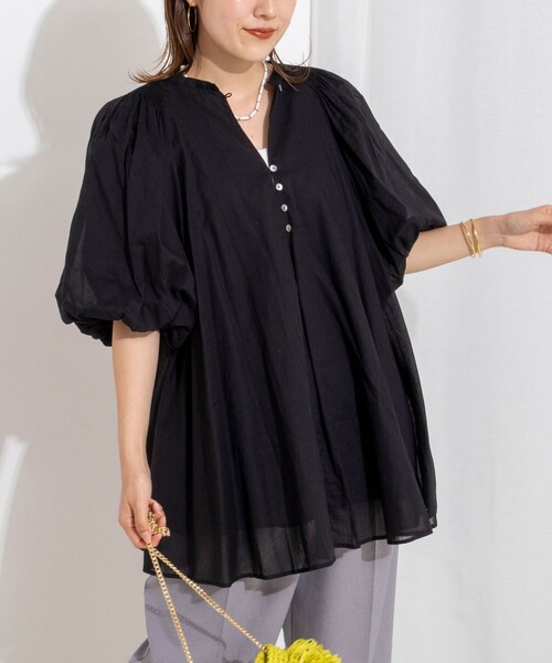 Woshable Hand smock баллонер рукав блузка