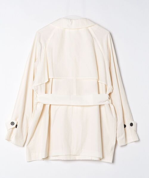 TODAYFUL（トゥデイフル）の「[TODAYFUL/トゥデイフル]Spring Short Trench（トレンチコート・レディース・オフホワイト/ベージュ・38/36）」の18枚目の写真