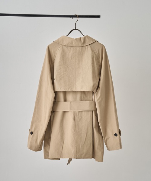 TODAYFUL（トゥデイフル）の「[TODAYFUL/トゥデイフル]Spring Short Trench（トレンチコート・レディース・オフホワイト/ベージュ・38/36）」の17枚目の写真