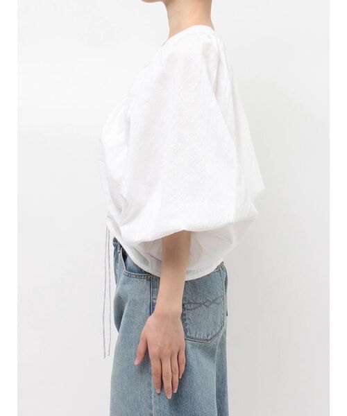 Ungrid(アングリッド)の「スリーブボリュームブラウス(シャツ/ブラウス・レディース・オレンジ/ブラック/オフホワイト・FREE)」の16枚目の写真