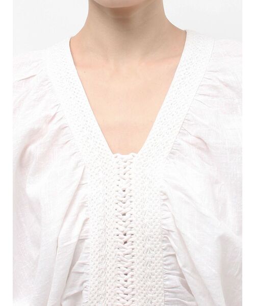 Ungrid(アングリッド)の「スリーブボリュームブラウス(シャツ/ブラウス・レディース・オレンジ/ブラック/オフホワイト・FREE)」の18枚目の写真