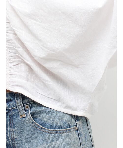 Ungrid(アングリッド)の「スリーブボリュームブラウス(シャツ/ブラウス・レディース・オレンジ/ブラック/オフホワイト・FREE)」の20枚目の写真