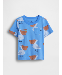 GAP（ギャップ）の「ブラナン フェイバリット プリント ポケットTシャツ (幼児・ベビー)（Tシャツ/カットソー）」