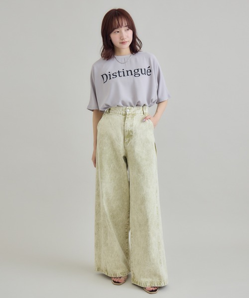 RU.TI.LE(ルチル)の「【RU.TI.LE】<接触冷感・吸水速乾・UVケア>ロゴプリントTブラウス(Tシャツ/カットソー・レディース・チャコールグレー/グレー・MEDIUM)」の10枚目の写真