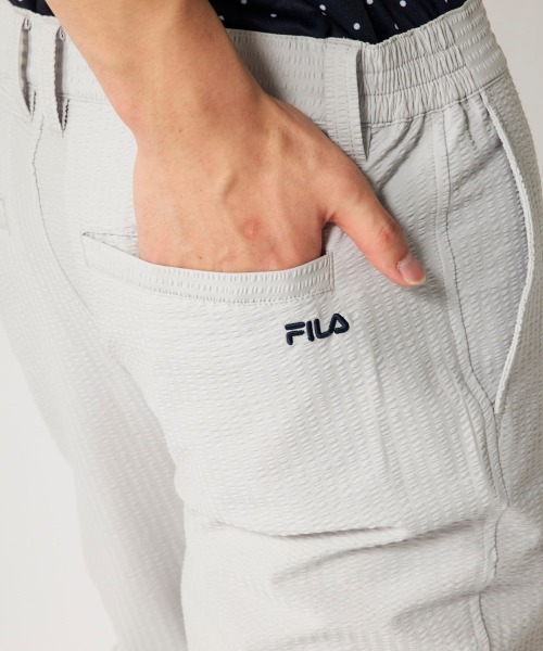 FILA GOLF（フィラゴルフ ）の「【FILA GOLF:フィラゴルフ】サッカー素材ロングパンツ　ゴルフ（その他パンツ・メンズ・ネイビー/ライトグレー/ライトカーキ・XX-LARGE/X-LARGE/LARGE/MEDIUM）」の22枚目の写真