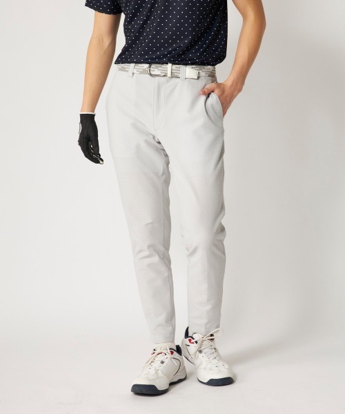 FILA GOLF（フィラゴルフ ）の「【FILA GOLF:フィラゴルフ】サッカー素材ロングパンツ　ゴルフ（その他パンツ・メンズ・ネイビー/ライトグレー/ライトカーキ・XX-LARGE/X-LARGE/LARGE/MEDIUM）」の21枚目の写真