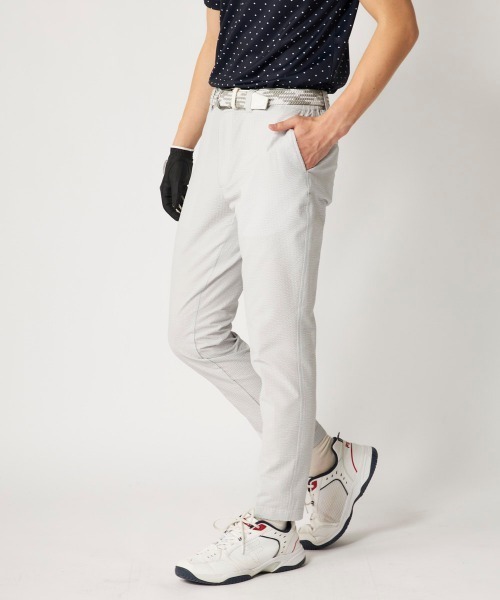 FILA GOLF（フィラゴルフ ）の「【FILA GOLF:フィラゴルフ】サッカー素材ロングパンツ　ゴルフ（その他パンツ・メンズ・ネイビー/ライトグレー/ライトカーキ・XX-LARGE/X-LARGE/LARGE/MEDIUM）」の20枚目の写真