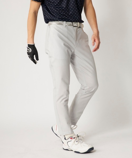 FILA GOLF（フィラゴルフ ）の「【FILA GOLF:フィラゴルフ】サッカー素材ロングパンツ　ゴルフ（その他パンツ・メンズ・ネイビー/ライトグレー/ライトカーキ・XX-LARGE/X-LARGE/LARGE/MEDIUM）」の19枚目の写真