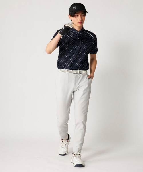 FILA GOLF（フィラゴルフ ）の「【FILA GOLF:フィラゴルフ】サッカー素材ロングパンツ　ゴルフ（その他パンツ・メンズ・ネイビー/ライトグレー/ライトカーキ・XX-LARGE/X-LARGE/LARGE/MEDIUM）」の18枚目の写真