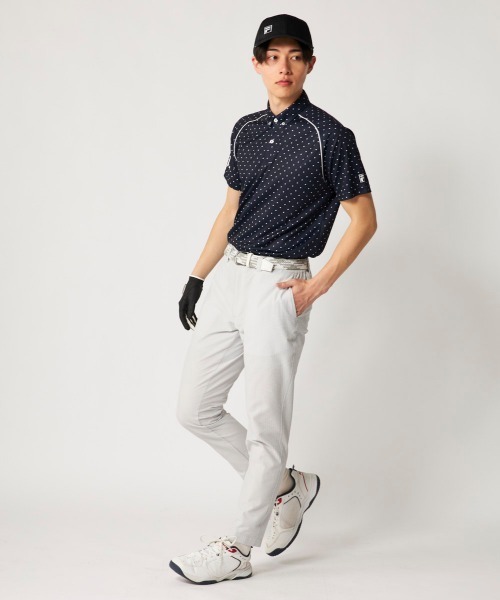 FILA GOLF（フィラゴルフ ）の「【FILA GOLF:フィラゴルフ】サッカー素材ロングパンツ　ゴルフ（その他パンツ・メンズ・ネイビー/ライトグレー/ライトカーキ・XX-LARGE/X-LARGE/LARGE/MEDIUM）」の16枚目の写真
