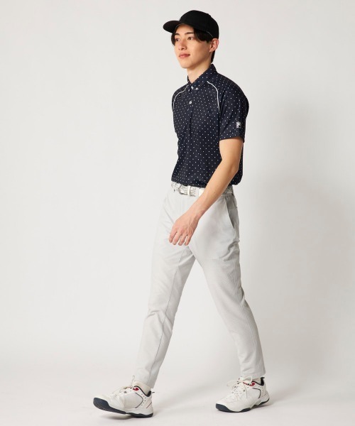 FILA GOLF（フィラゴルフ ）の「【FILA GOLF:フィラゴルフ】サッカー素材ロングパンツ　ゴルフ（その他パンツ・メンズ・ネイビー/ライトグレー/ライトカーキ・XX-LARGE/X-LARGE/LARGE/MEDIUM）」の15枚目の写真