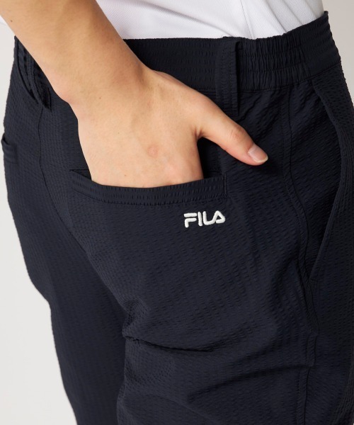 FILA GOLF（フィラゴルフ ）の「【FILA GOLF:フィラゴルフ】サッカー素材ロングパンツ　ゴルフ（その他パンツ・メンズ・ネイビー/ライトグレー/ライトカーキ・XX-LARGE/X-LARGE/LARGE/MEDIUM）」の10枚目の写真