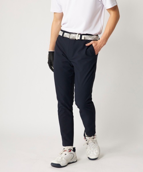 FILA GOLF（フィラゴルフ ）の「【FILA GOLF:フィラゴルフ】サッカー素材ロングパンツ　ゴルフ（その他パンツ・メンズ・ネイビー/ライトグレー/ライトカーキ・XX-LARGE/X-LARGE/LARGE/MEDIUM）」の9枚目の写真
