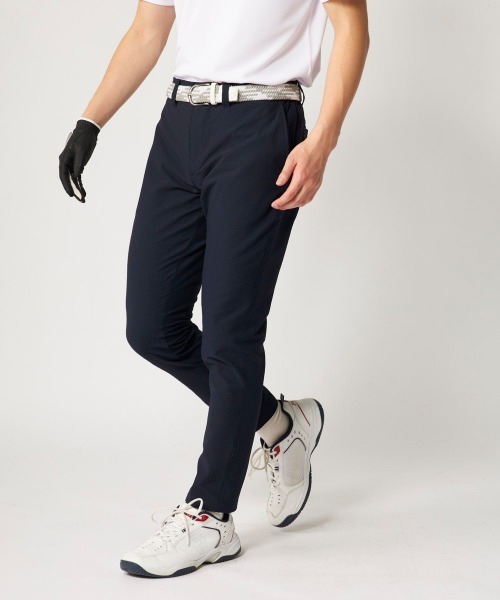 FILA GOLF（フィラゴルフ ）の「【FILA GOLF:フィラゴルフ】サッカー素材ロングパンツ　ゴルフ（その他パンツ・メンズ・ネイビー/ライトグレー/ライトカーキ・XX-LARGE/X-LARGE/LARGE/MEDIUM）」の7枚目の写真