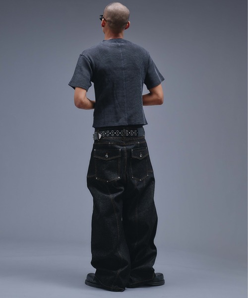 ANDER HUNK(アンダーハンク)の「13oz Division Design Baggy Denim / 13オンスディビジョンデザインバギーデニム(デニムパンツ・メンズ・ライトインディゴブルー/インディゴブルー/ブラック・LARGE/MEDIUM/SMALL)」の13枚目の写真