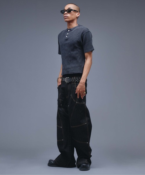 ANDER HUNK(アンダーハンク)の「13oz Division Design Baggy Denim / 13オンスディビジョンデザインバギーデニム(デニムパンツ・メンズ・ライトインディゴブルー/インディゴブルー/ブラック・LARGE/MEDIUM/SMALL)」の15枚目の写真