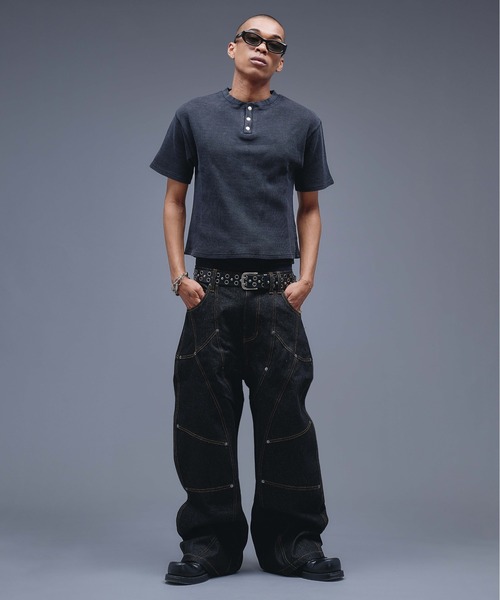 ANDER HUNK(アンダーハンク)の「13oz Division Design Baggy Denim / 13オンスディビジョンデザインバギーデニム(デニムパンツ・メンズ・ライトインディゴブルー/インディゴブルー/ブラック・LARGE/MEDIUM/SMALL)」の16枚目の写真