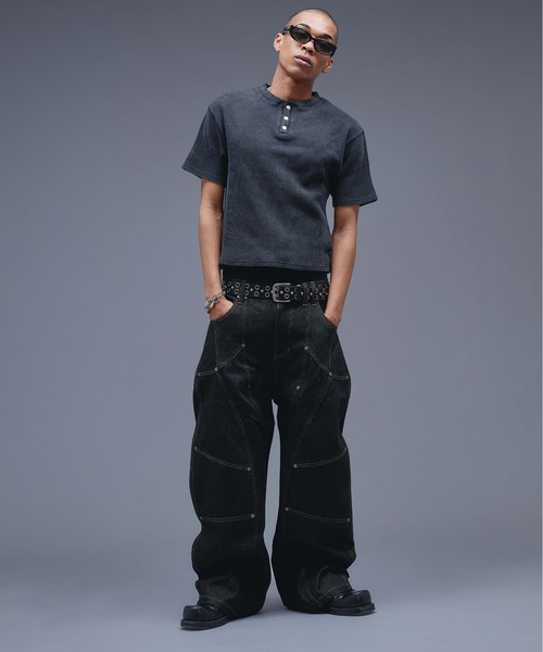 ANDER HUNK(アンダーハンク)の「13oz Division Design Baggy Denim / 13オンスディビジョンデザインバギーデニム(デニムパンツ・メンズ・ライトインディゴブルー/インディゴブルー/ブラック・LARGE/MEDIUM/SMALL)」の17枚目の写真