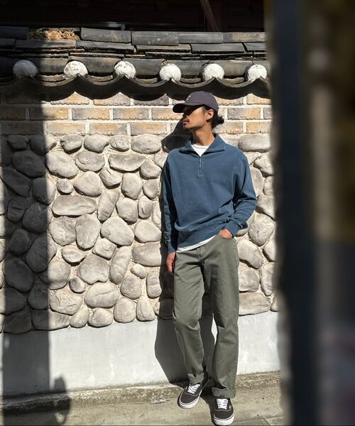 RISE&BELOW（ライズアンドビロー）の「ガーメントダイ 265 HBT チノパンツ オリーブグレー（その他パンツ・メンズ・その他・30/32/34/36）」の5枚目の写真