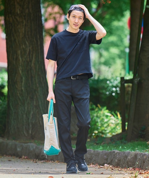 セール】【WEB限定】【涼】ハタラクロ メンズ COOL ストレートパンツ