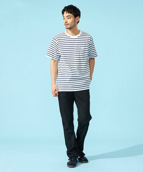 EDWIN(エドウィン)の「【WEB限定】【涼】ハタラクロ メンズ COOL ストレートパンツ【股下73cm】ストレッチ ドライタッチ 速乾(その他パンツ・メンズ・ブラック・SMALL/MEDIUM/LARGE/X-LARGE)」の7枚目の写真