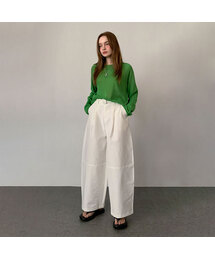 Moment One-Tuck Wide Pants (2colors)