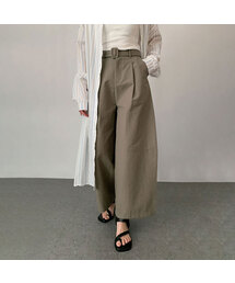 Moment One-Tuck Wide Pants (2colors)