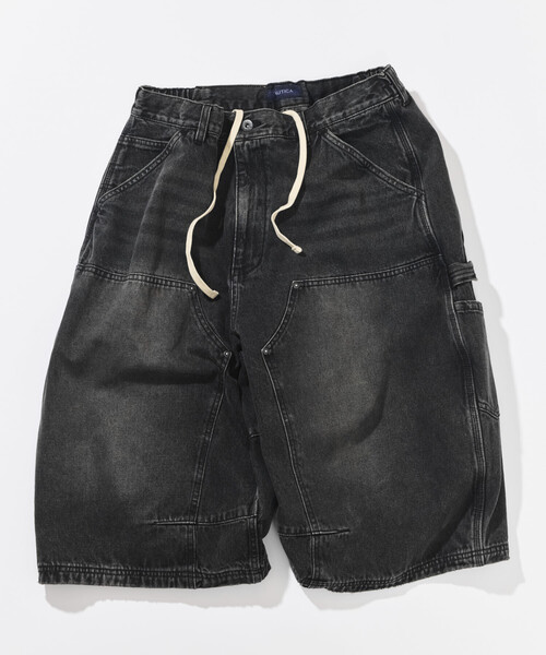 NAUTICA(ノーティカ)の「NAUTICA/ノーティカ スーパーワイド カーブ ダブルニークロップド デニム(その他パンツ・メンズ・ネイビー/サックスブルー/ブラック・X-LARGE/MEDIUM/LARGE)」の2枚目の写真