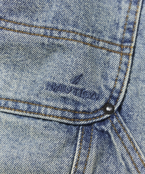 NAUTICA(ノーティカ)の「NAUTICA/ノーティカ スーパーワイド カーブ ダブルニークロップド デニム(その他パンツ・メンズ・ネイビー/サックスブルー/ブラック・X-LARGE/MEDIUM/LARGE)」の15枚目の写真