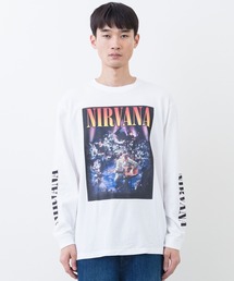 NIRVANA（ニルヴァーナ）の「アーティストロングスリーブTシャツ（NIRVANA ／ MTV Unplugged in New York）（Tシャツ/カットソー）」