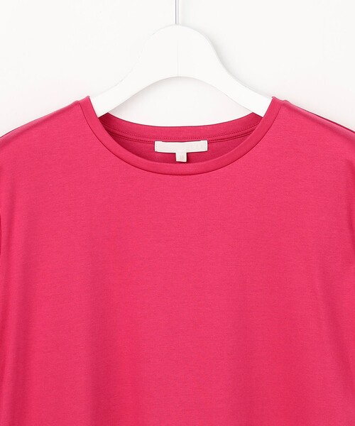 自由区(ジユウク)の「ナチュラルコットンハイゲージレースドッキング Tシャツ(Tシャツ/カットソー・レディース・ブラック系/ピンク系/ブラウン系/アイボリー系・38/40)」の17枚目の写真