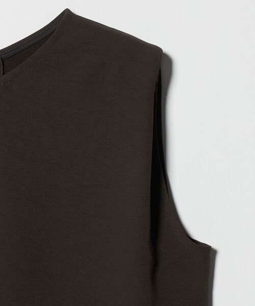 UNITED ARROWS & SONS by DAISUKE OBANA(ユナイテッドアローズアンドサンズバイダイスケオバナ)の「<D.O UNITED ARROWS BY DAISUKE OBANA for WOMEN>Ⅰ SL/LESS DRESS 26SS/ワンピース(ワンピース・レディース・ブラック/ダークブラウン・S/M)」の5枚目の写真