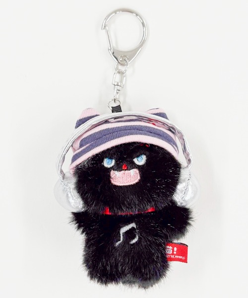 WEGO/ノリノリ怒りネコぬいぐるみキーホルダー（キーホルダー）｜WEGO