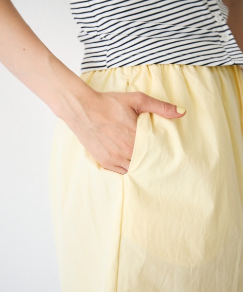 Trish(トリッシュ)の「ギャザーイージーハーフパンツ(その他パンツ・レディース・イエロー/ホワイト/レッド・FREE)」の11枚目の写真