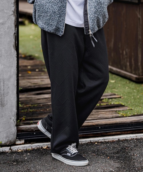 CAMBIO(カンビオ)の「mp15108-Cotton Flexiguard Wide Straight Pants フクレジャガードワイドストレートパンツ(A71726cmb)(その他パンツ・メンズ・ミックスグレー/ブラック/ロイヤルブルー・L/M/S)」の6枚目の写真