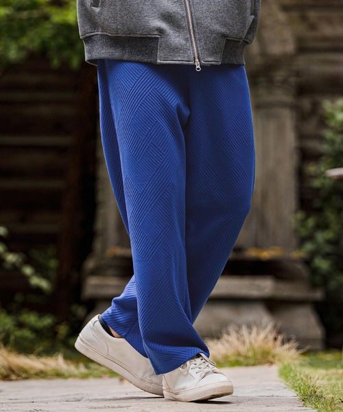 CAMBIO(カンビオ)の「mp15108-Cotton Flexiguard Wide Straight Pants フクレジャガードワイドストレートパンツ(A71726cmb)(その他パンツ・メンズ・ミックスグレー/ブラック/ロイヤルブルー・L/M/S)」の16枚目の写真