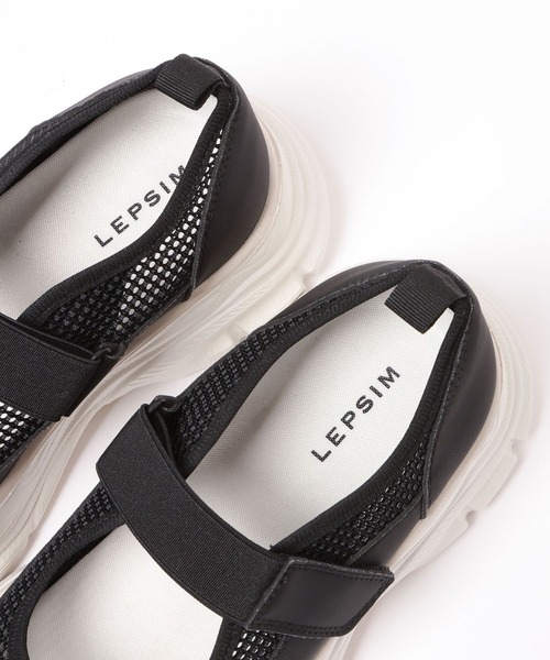 LEPSIM(レプシィム)の「ストラップベルトスニーカー 669854(スニーカー・レディース・ホワイト×ブラック/ブラック・LARGE/MEDIUM)」の21枚目の写真
