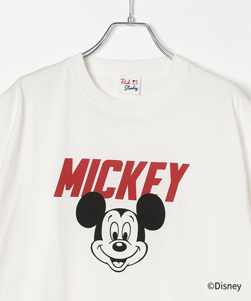 studio CLIP(スタディオクリップ)の「MICKEY / ロゴTシャツ(Tシャツ/カットソー・レディース・チャコールグレー/グレー/オフホワイト・FREE)」の6枚目の写真