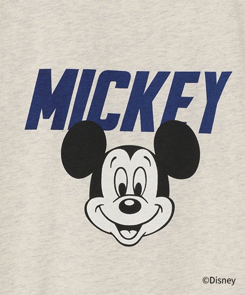 studio CLIP(スタディオクリップ)の「MICKEY / ロゴTシャツ(Tシャツ/カットソー・レディース・チャコールグレー/グレー/オフホワイト・FREE)」の11枚目の写真